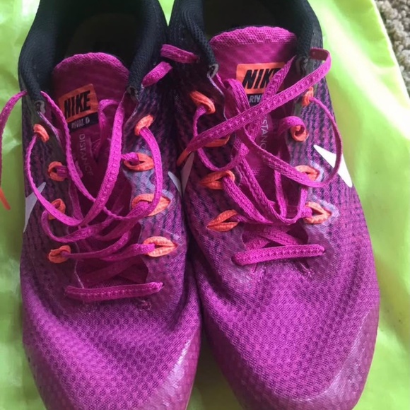 Womens Nike Rival D Track Shoes - Picture 1 of 8